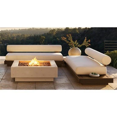 Set de sofá de jardín de aluminio