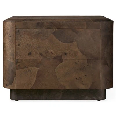 Mesita de noche de madera