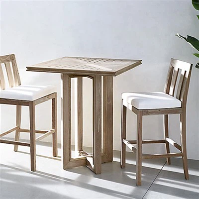 Conjunto de barras al aire libre